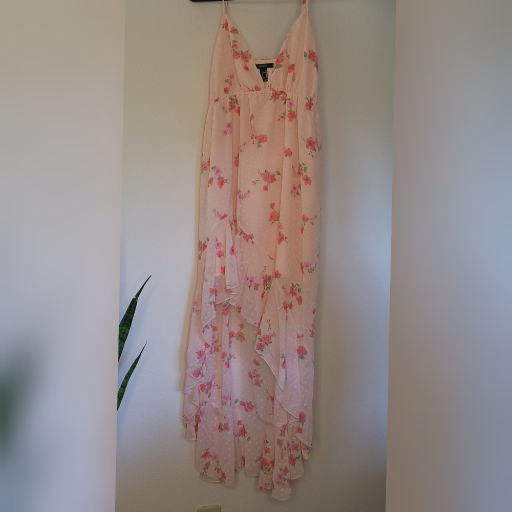 Pink Floral Summer Dress
